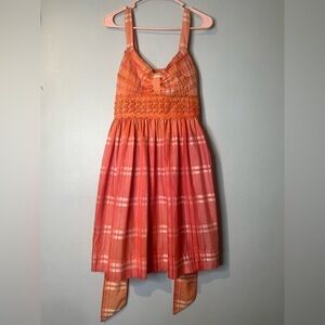 Spense Dress up-cycled/ hand dyed Tequila Sunrise 🌅